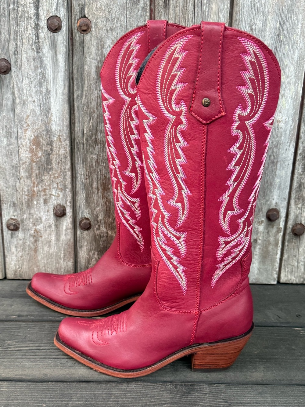 Liberty Black "Kerala Vegas Soley" Rojo Snip Toe Women's Cowboy Boots - Picture 2 of 8